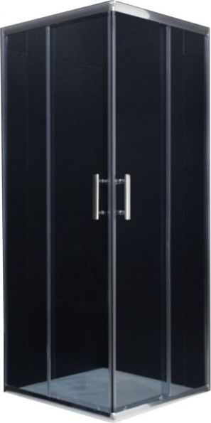 Mexen Mexen Rio kabina prysznicowa kwadratowa 70 x 70 cm, grafit, chrom - 860-070-070-01-40