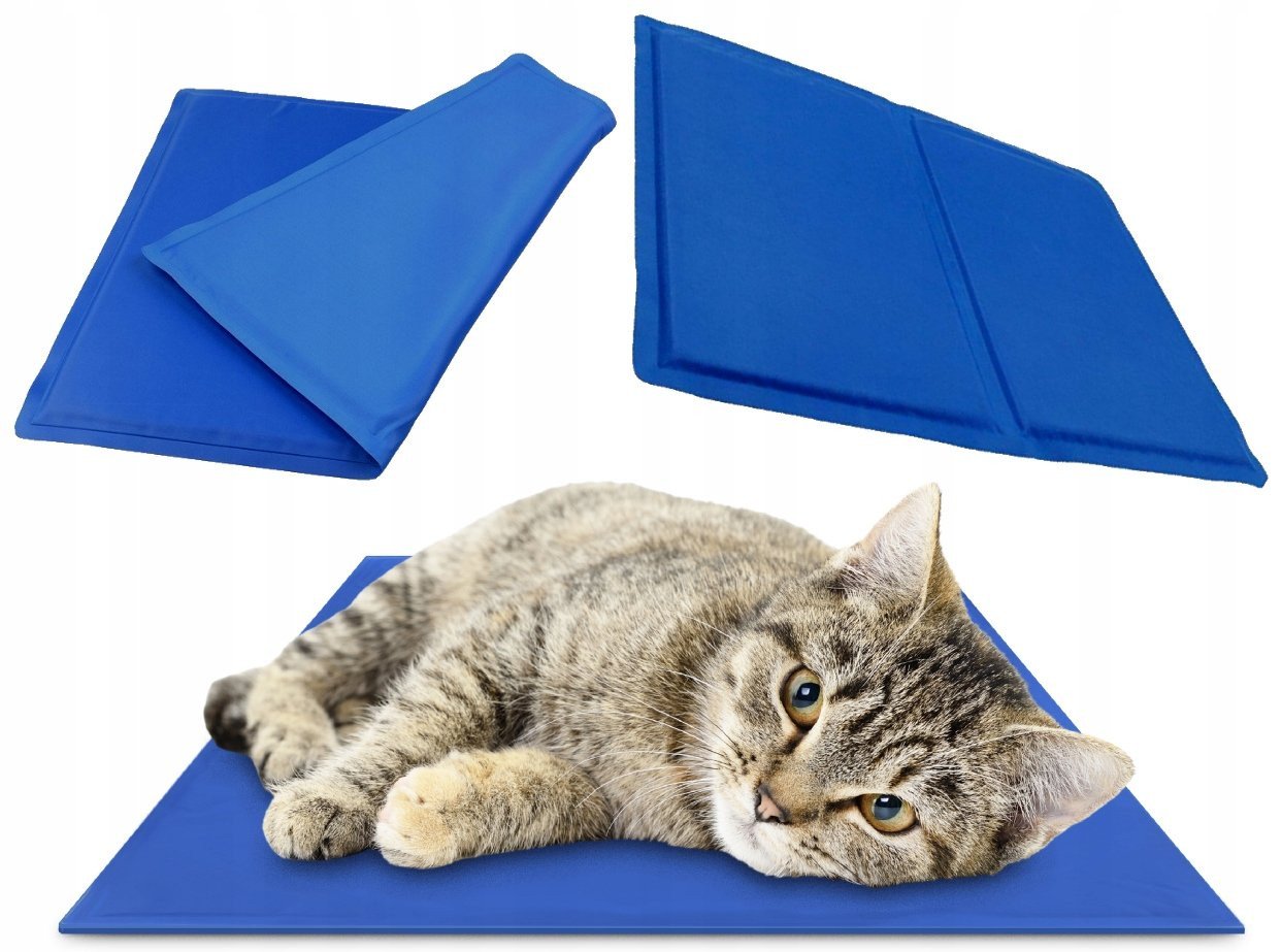 MATA CHŁODZĄCA ŻELOWA MIĘKKIE LEGOWISKO WODOODPORNE dla PSA 40x50 cm