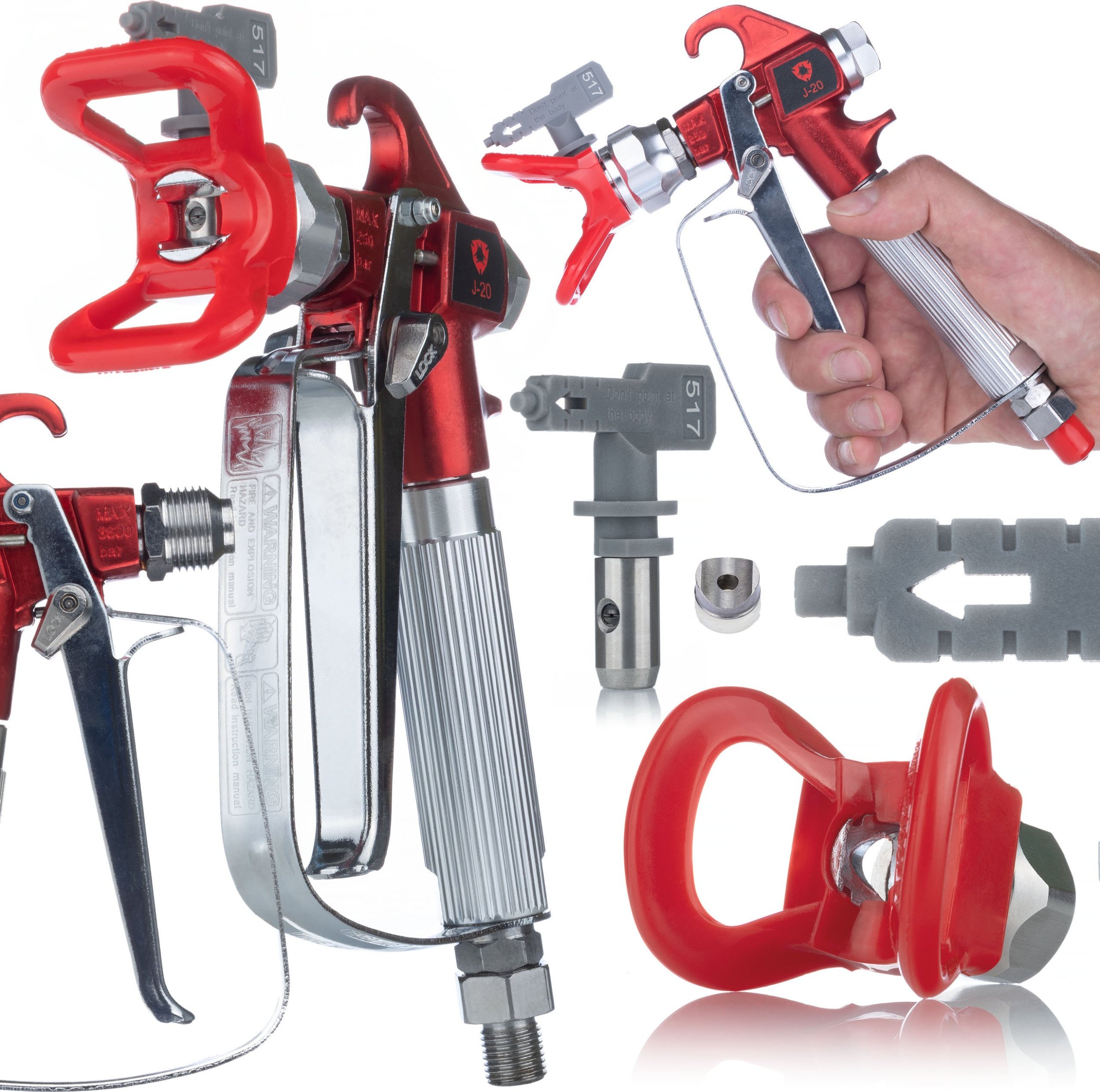 Rosfix MOCNY PISTOLET MALARSKI DO AGREGATU MALARSKIEGO AGREGAT GRACO ROSFIX 1/4