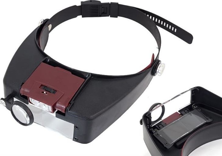 Apte AG578 LUPA 1,5x 3x 8,5x 10x LED NAGŁOWNA PROFESJ. uniwersalny