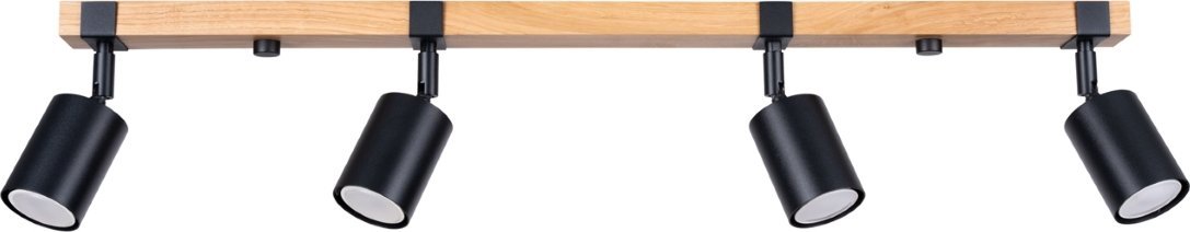 Lampa sufitowa Sollux Lighting SOLLUX Plafon FAGER 4L czarny 4 x GU10 SL.1346