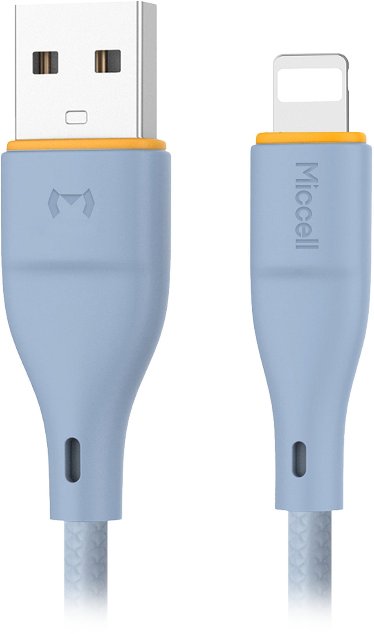 Kabel USB Orno USB-A - Lightning 1 m Niebieski