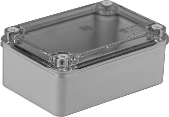Pawbol sp. z o.o. Puszka n/t hermetyczna 120x80x50 bez dławików IP56 pokrywa przezroczysta S-BOX 216-P