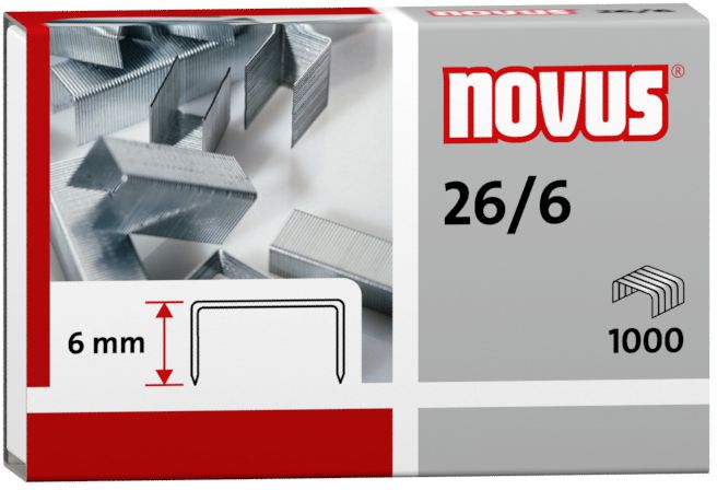 Novus Zszywki 26/6 x 1000 (040-0056 NO)