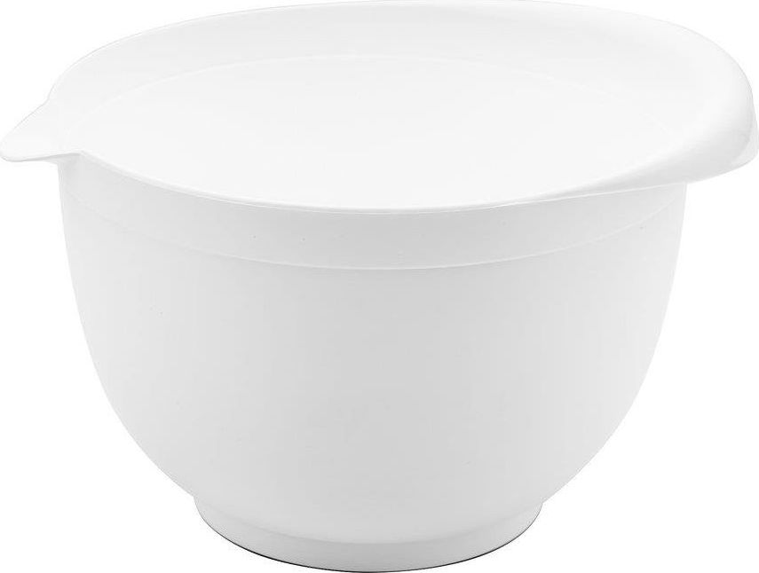 Praktyczna Miska do mieszania Praktyczna 2,6 l plastikowa, antypoślizgowa biały