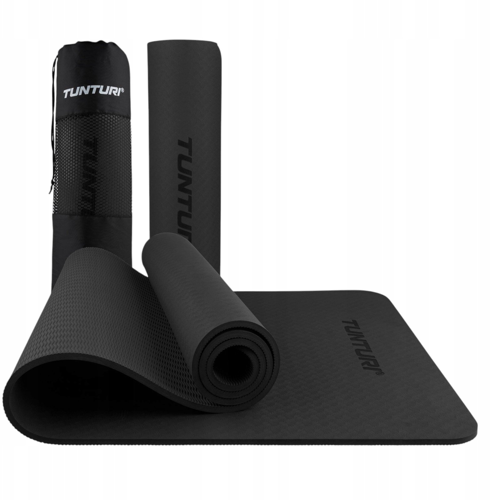 Tunturi Mata do jogi TUNTURI YOGA & FITNESS MAT 8 MM (Kolor: Czarny)