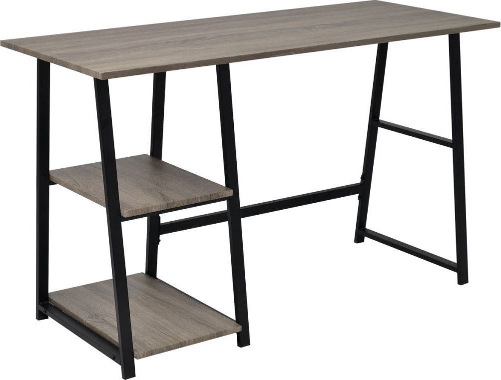 Biurko vidaXL 20137 Szare 120 cm x 50 cm