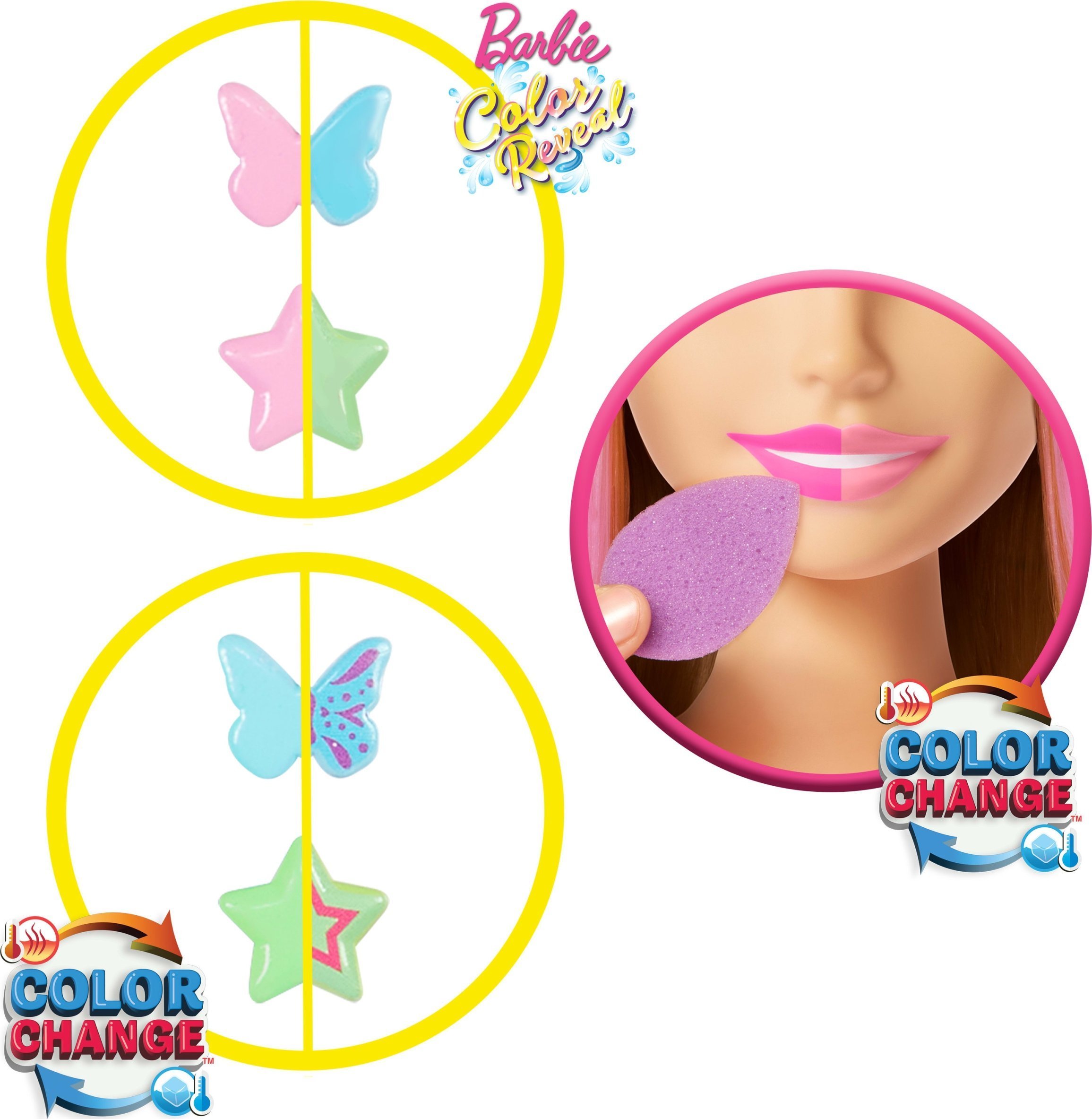 Mattel Barbie Głowa do stylizacji Deluxe Blond włosy JFG81