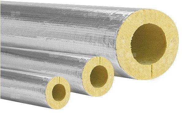 K-flex Izolacja K-FLEX® K-ROCK ALU z wełny mineralnej z płaszczem 20 x 48 mm sztanga 1m 20048LR1080BARP