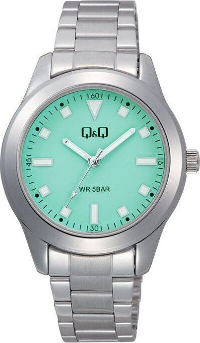 Zegarek Q&Q Zegarek Q Q35B-007P damski klasyczny zielona tarcza