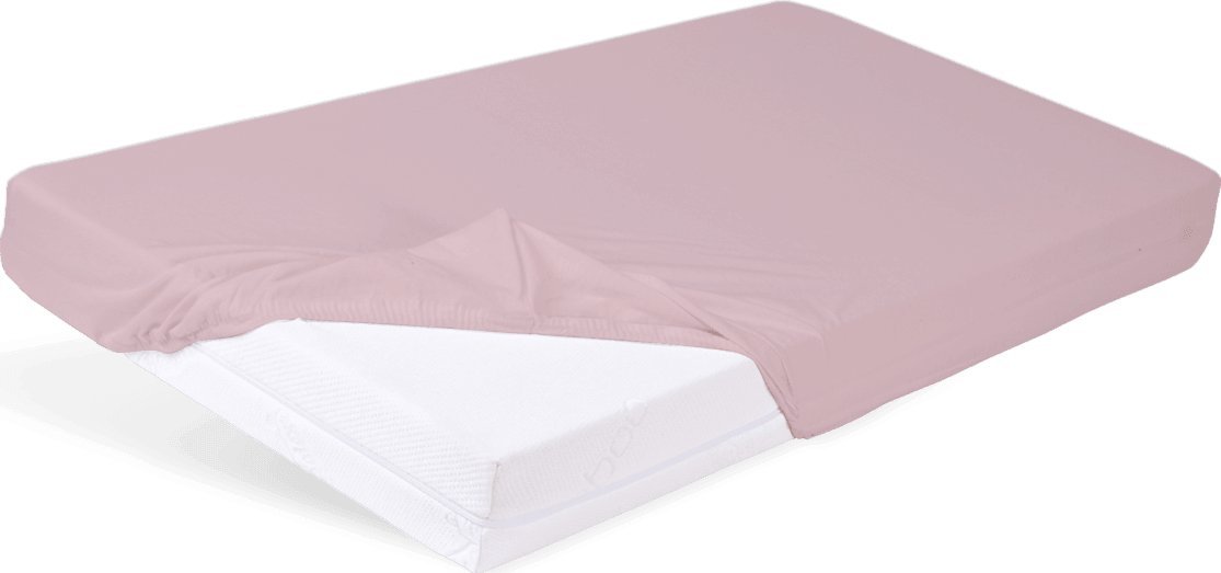BabyMatex Prześcieradło Bambusowe Z Gumką Do Łóżeczka 160X80 Różowe