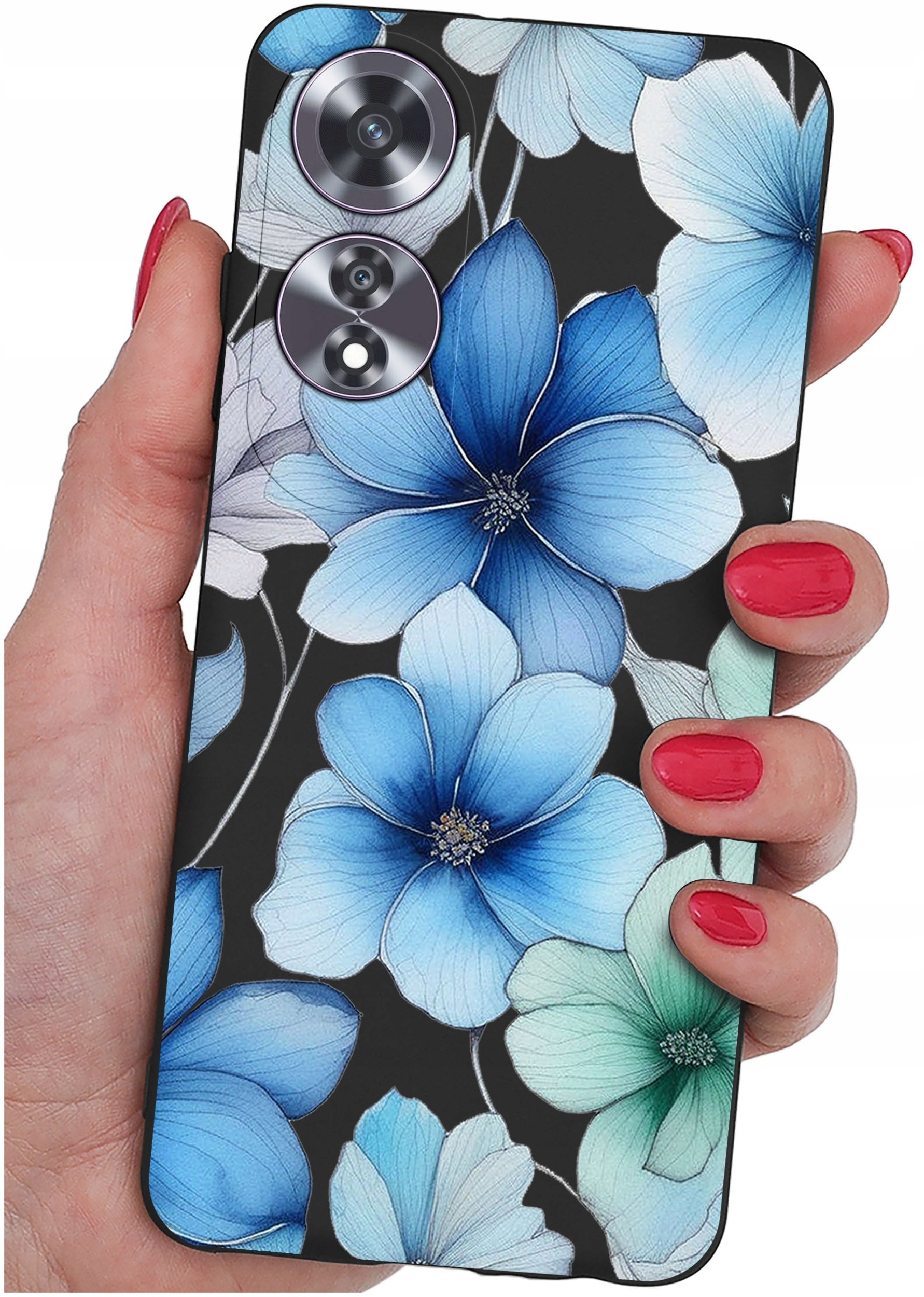 Etui do Oppo A60 4G WZORY |SILIKONOWE MATT CASE + SZKŁO 9H