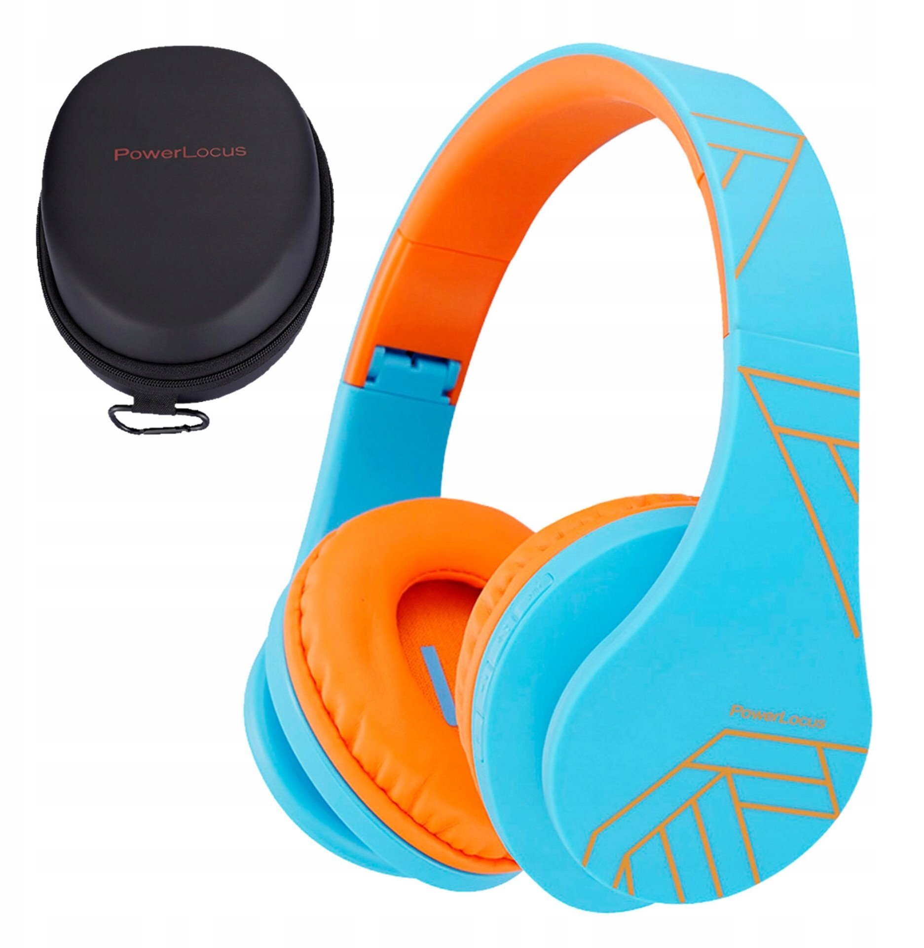 PowerLocus P2 Kids Headphones blue/orange