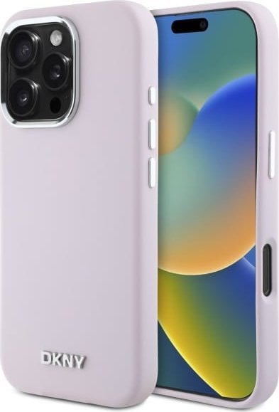 DKNY DKNY DKHMP16XSMCHLP iPhone 16 Pro Max 6.9" różowy/pink hardcase Liquid Silicone Small Metal Logo MagSafe