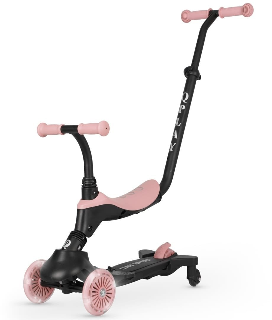 Qplay Hulajnoga Sema Evo 3w1 Coral Pink