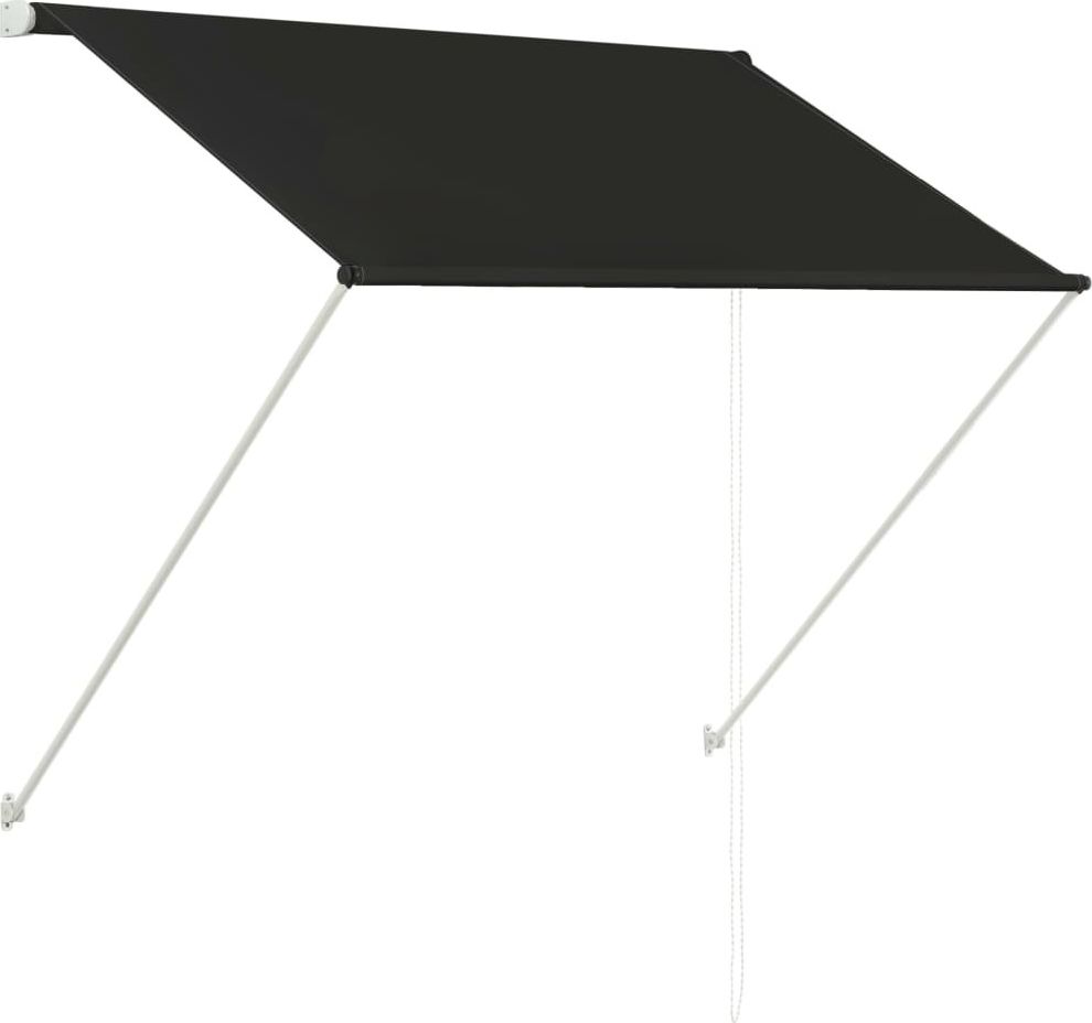 vidaXL Markiza zwijana, 150 x 150 cm, antracytowa