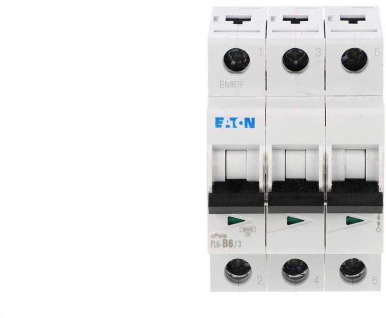 Wyłącznik nadprądowy 3P B 6A 6kA AC PL6-B6/3 286586