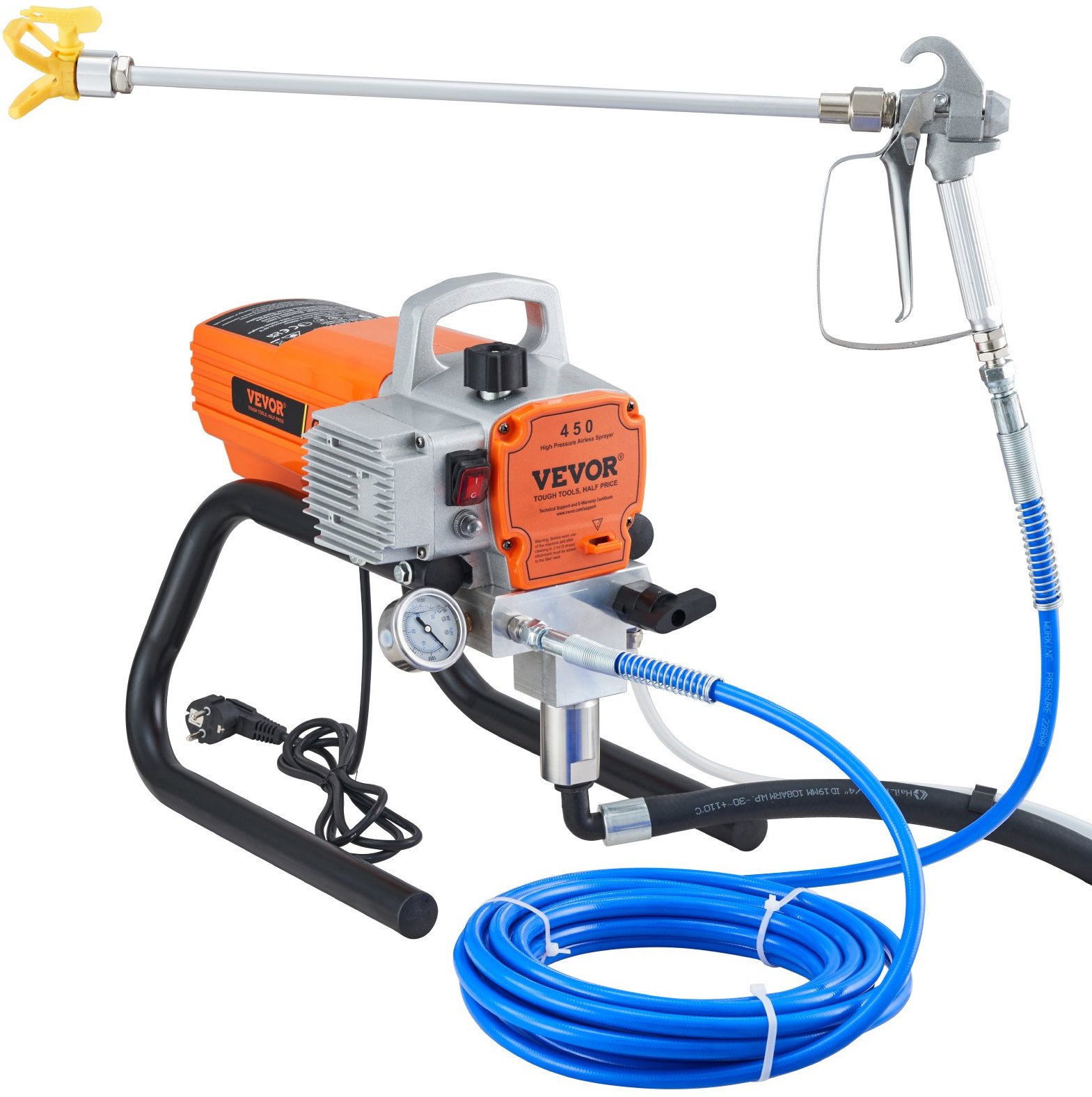 Agregat Malarski 600W Pistolet + Wąż + Przedłużka