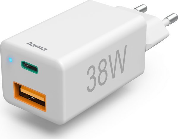 Ładowarka Hama Hama 1x USB-A 1x USB-C (002016400000)