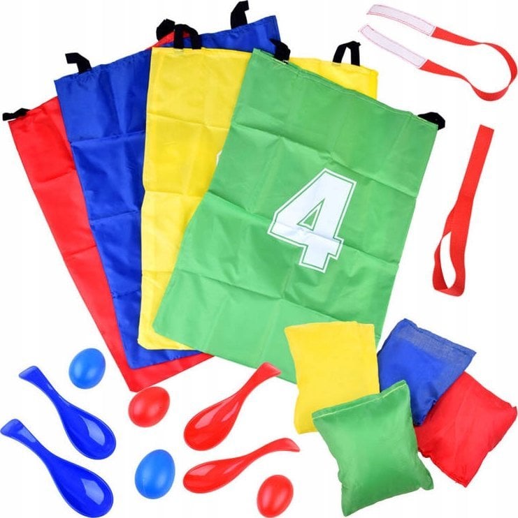 Jokomisiada Kinderparty Worki do skakania jajka łyżki SP0568