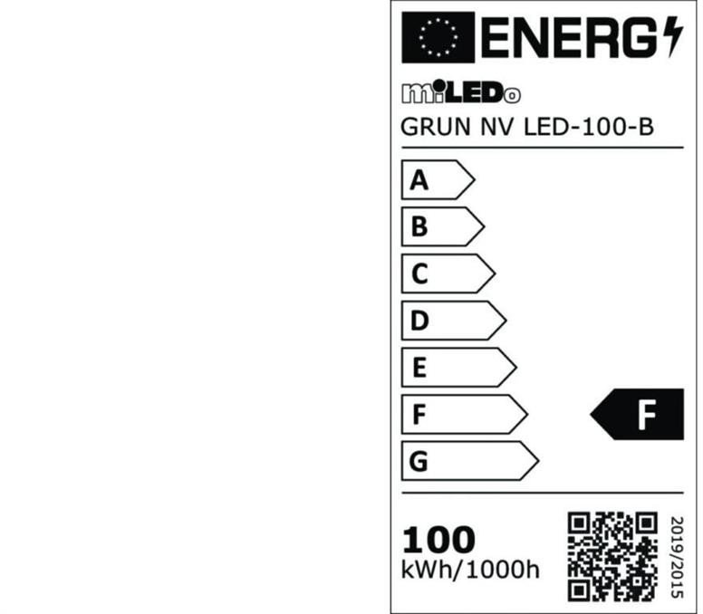 Projektor GRUN NV LED-100-B 9500lm 4000K barwa neutralna IP65 czarny 31394
