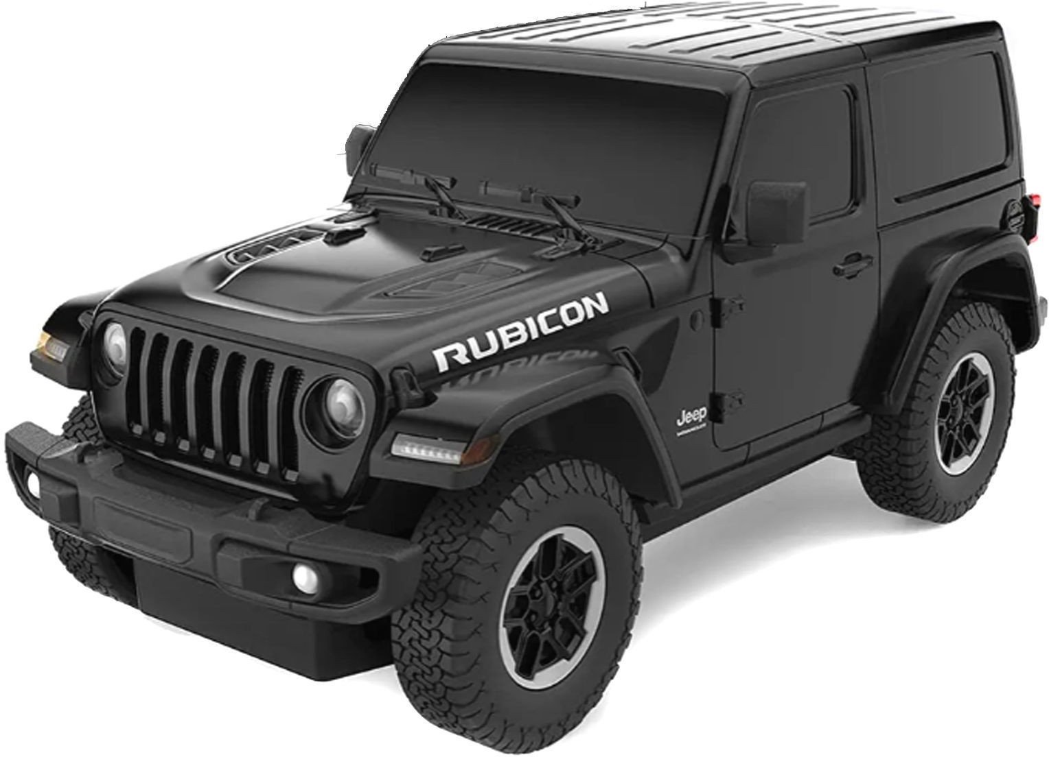 Jeep Wrangler JL skala 1:24 Rastar 79500 samochód sterowany czarny