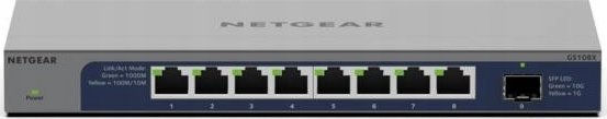 Switch NETGEAR Netgear 8Port Switch 1G/10G GS108X GS108X Unmanaged Switch, 8x1G Port + 1x 10G SFP+