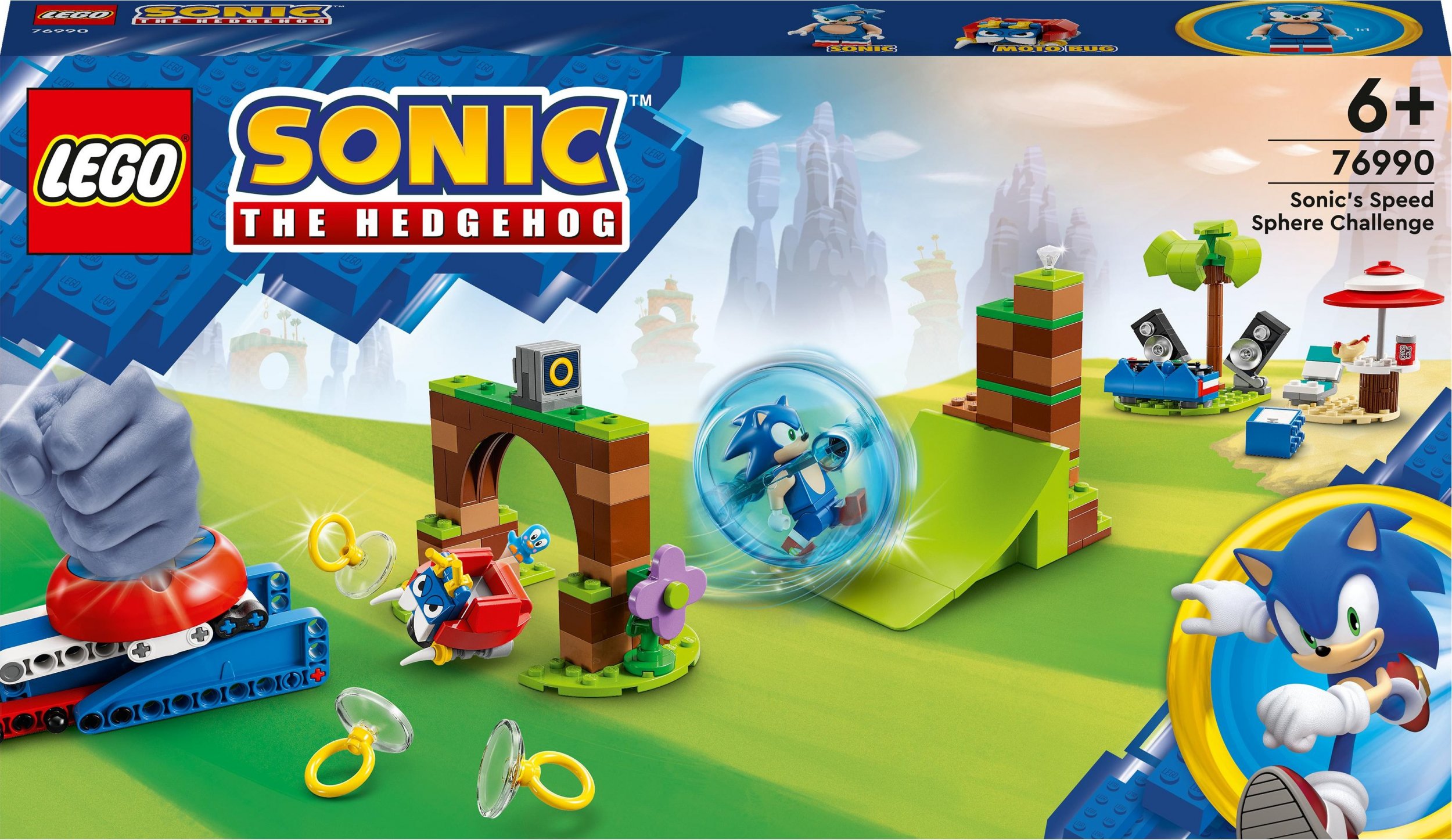 LEGO Sonic the Hedgehog Sonic — wyzwanie z pędzącą kulą (76990)