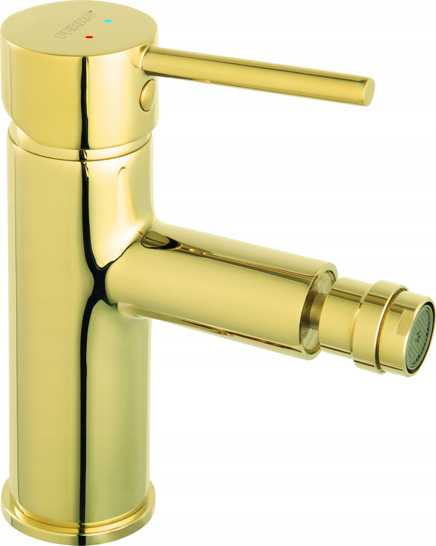 Bateria bidetowa Ferro Ferro bateria bidetowa stojąca FIESTA BRIGHT GOLD, złoty BFI6G