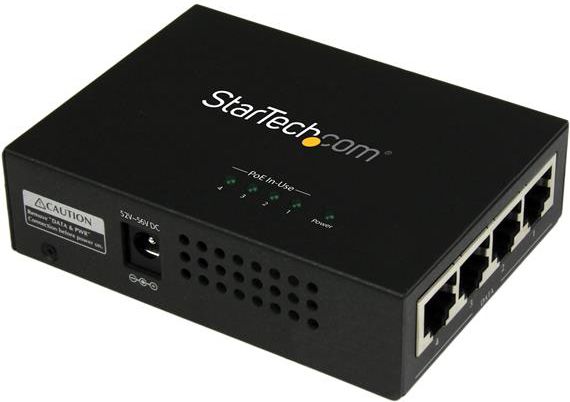 StarTech 4PORT GIGABIT POE+ MIDSPAN (POEINJ4G)