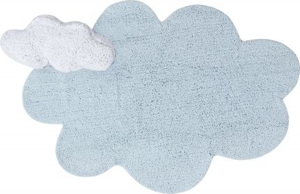 Lorena Canals Lorena Canals Dywan bawełniany PUFFY Dream Blue 110 x 170 cm