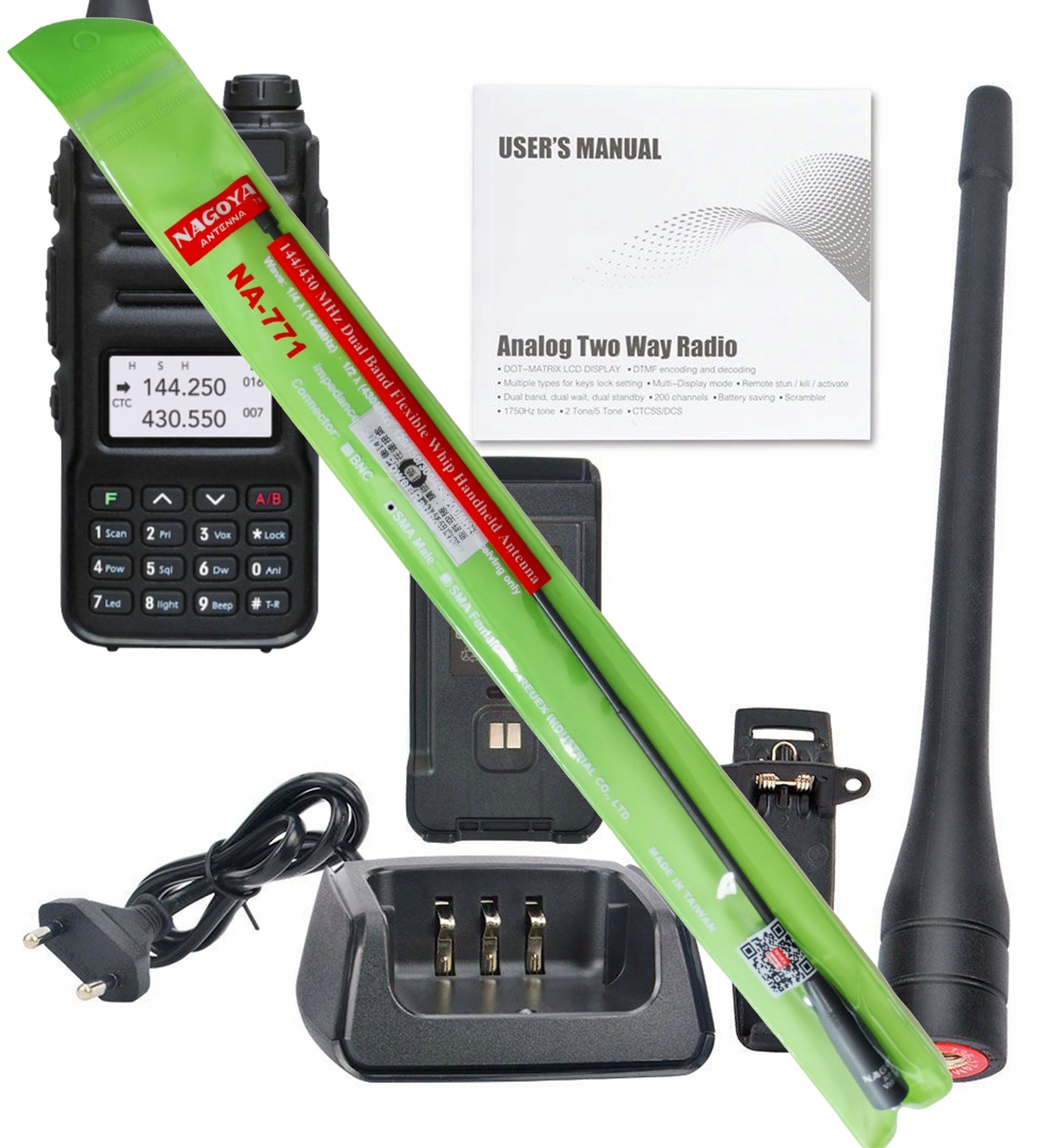 TYT TH-UV88 + Nagoya NA-771 SMA-M