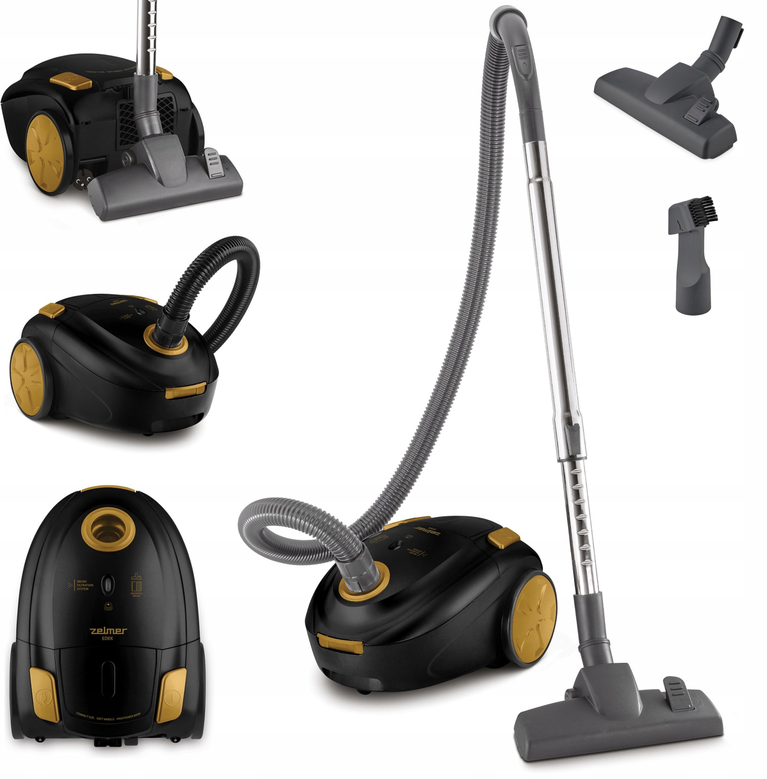 Zelmer ZVC250 Edek czarno-złoty