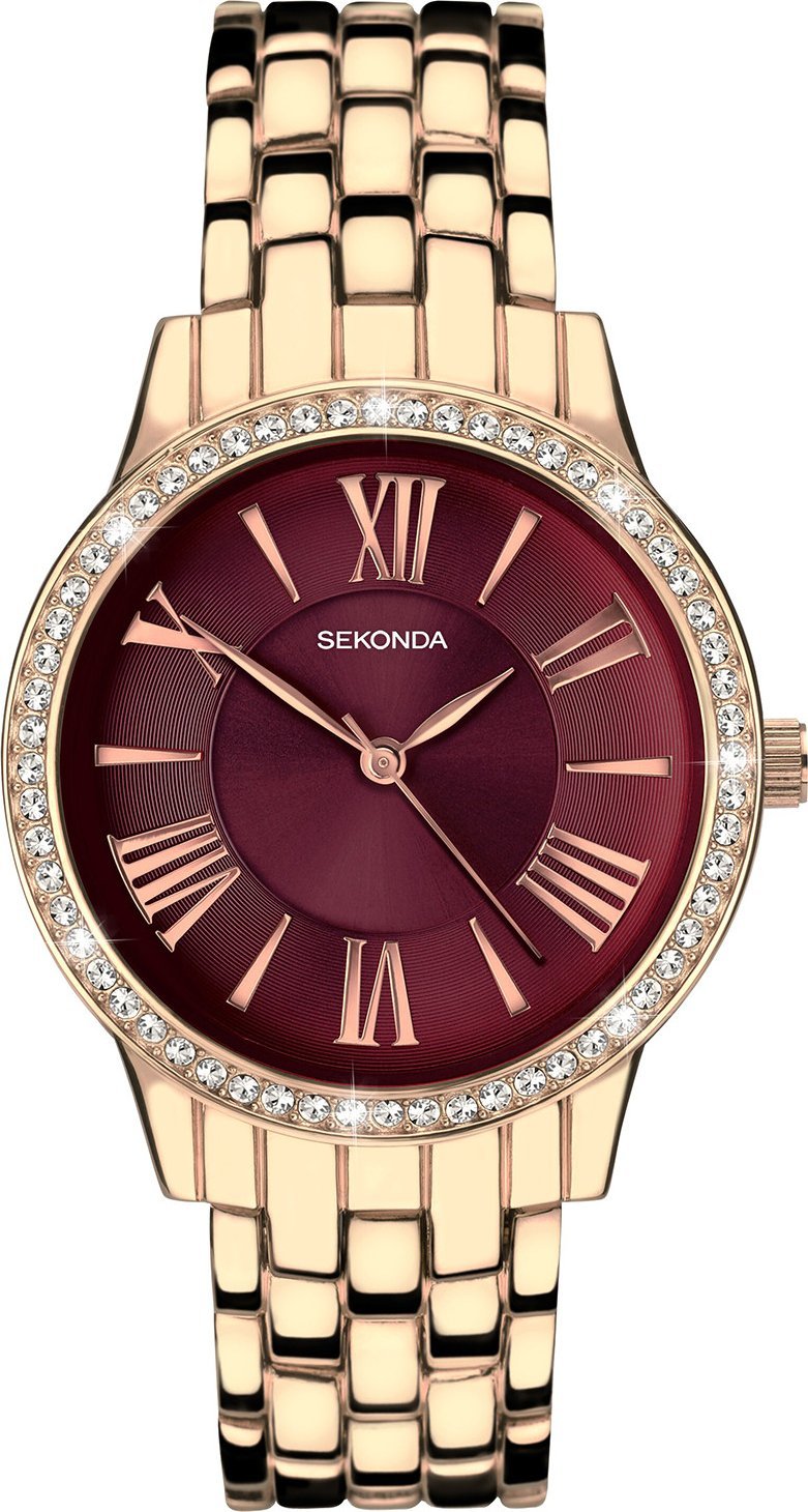 Zegarek Sekonda Zegarek damski Sekonda 40290 różowe złoto