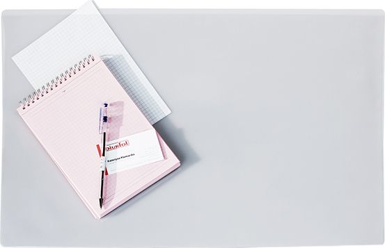 Biurfol PODKŁAD BIURFOL 38X58 PRZEŹROCZYSTY PODKŁAD Z KIESZENIĄ