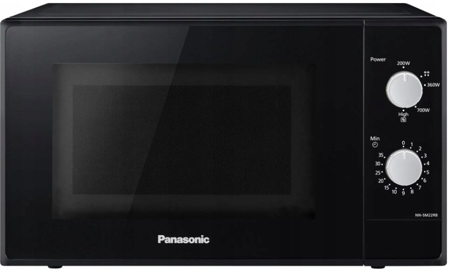 Panasonic NN-SM22RBEVG Kompaktowa Kuchenka mikrofalowa Czarna