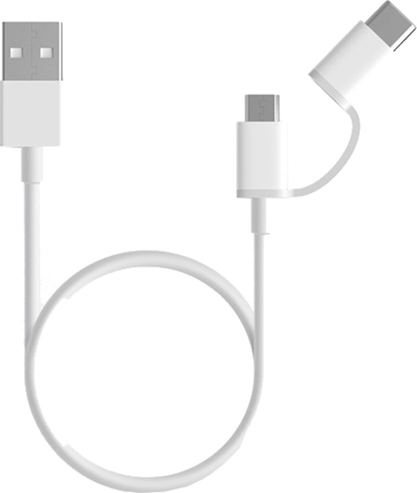 Kabel USB Xiaomi USB-A - 1 m Biały (15303)