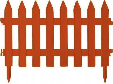 Prosperplast Płotek trawnikowy plastikowy 3,2 m terakota