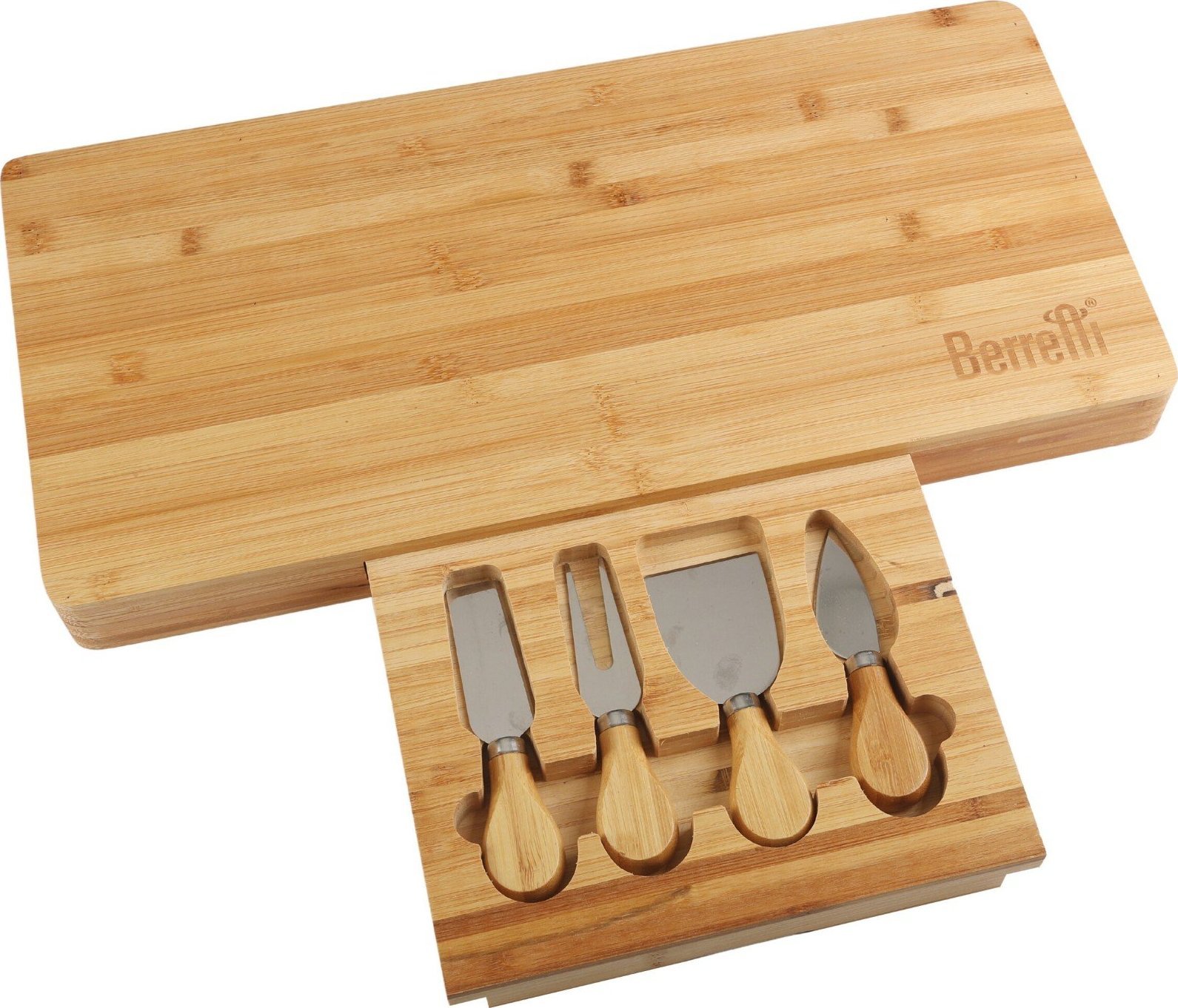 Deska do krojenia Berretti z nożem bambusowa