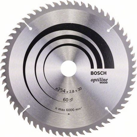 Bosch Tarcza pilarska Optiline Wood 254mm (2 608 640 444)