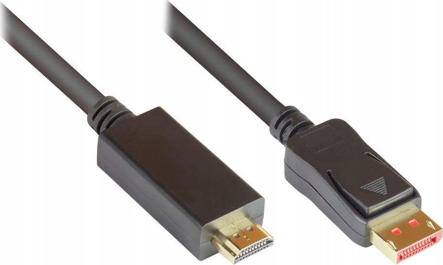 Adapter AV Alcasa Alcasa DP14-HDMI10 adapter kablowy 10 m DisplayPort HDMI Czarny