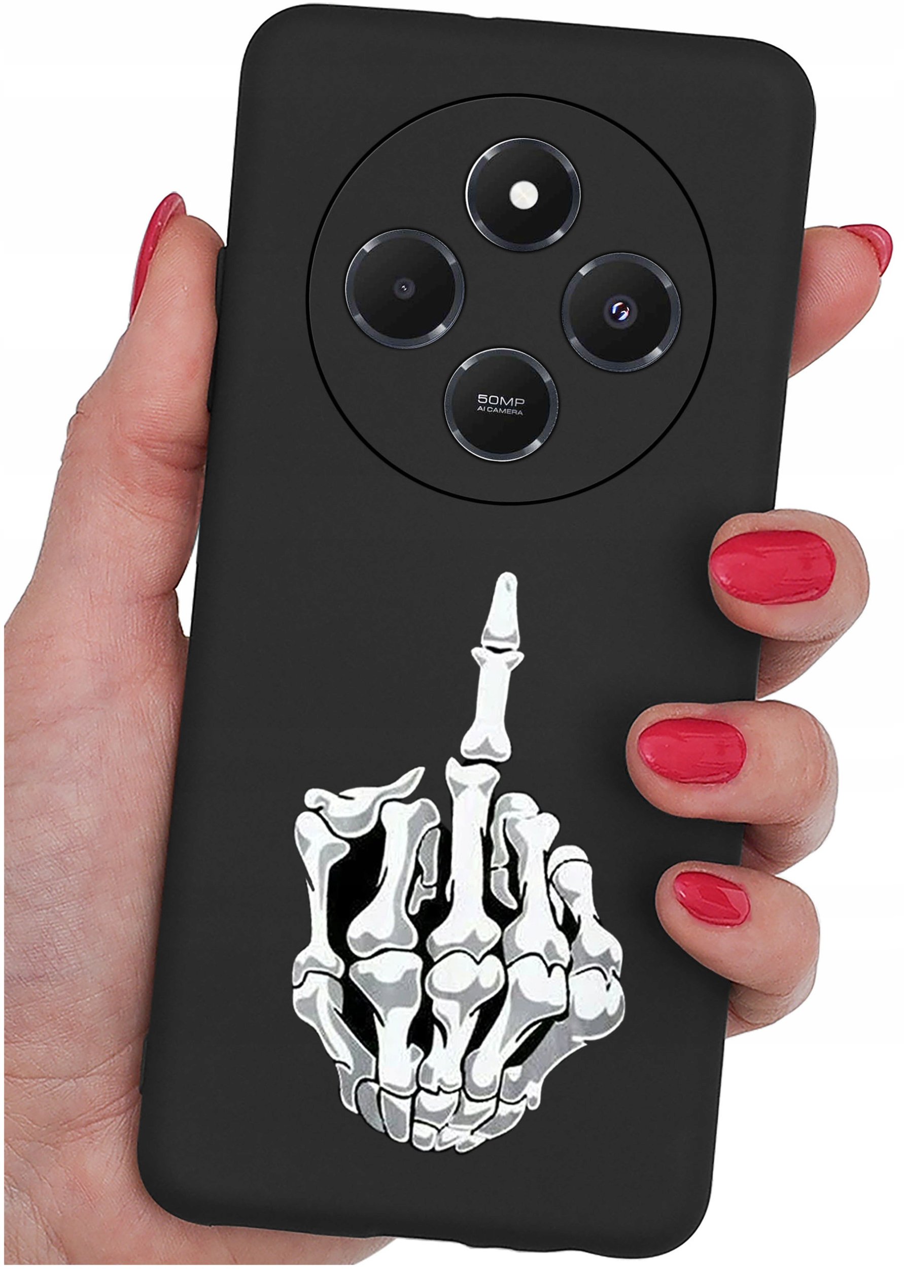 Etui do Xiaomi Redmi 14C WZORY |SILIKONOWE MATT CASE + SZKŁO 9H