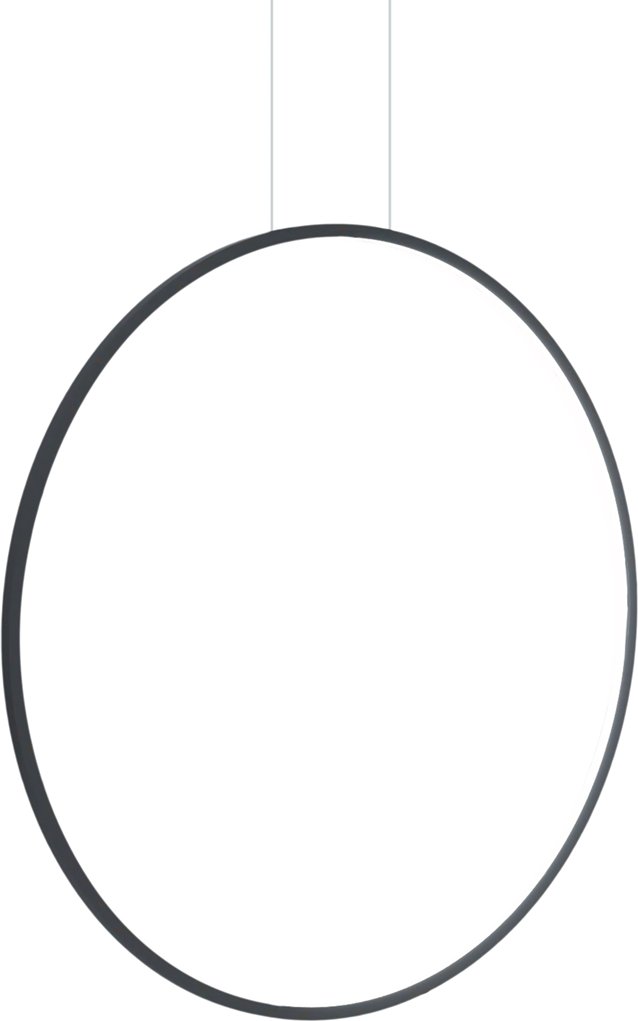 Wisząca lampa Saturno ML8856 Milagro LED 46W 4000K do jadalni IP44 czarna