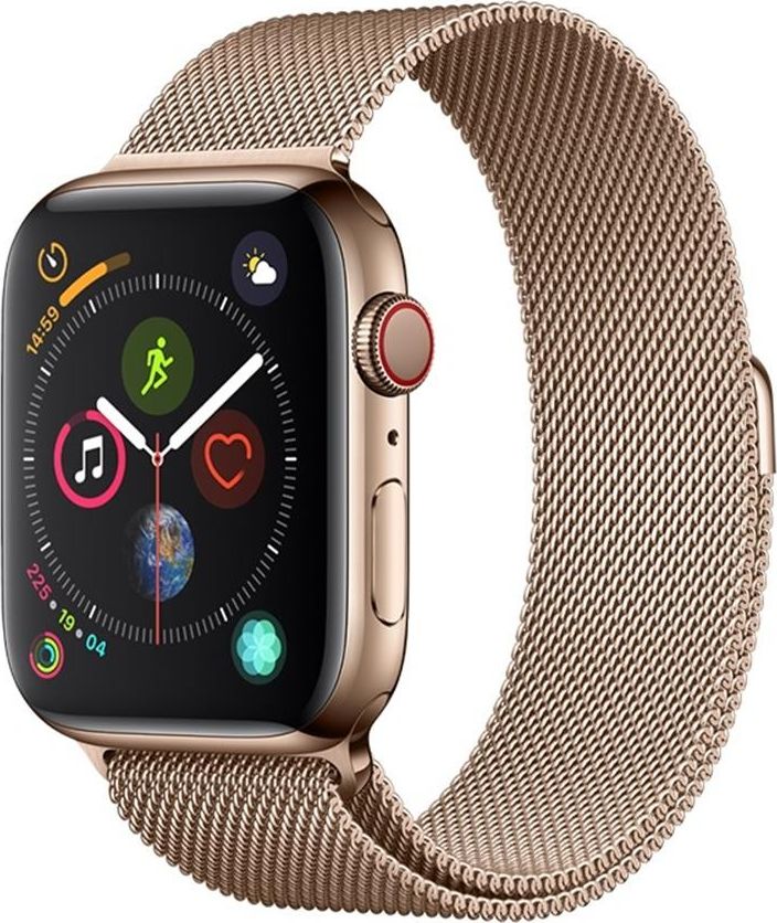 Devia Devia pasek Elegant Milanese do Apple Watch 44mm/ 42mm gold