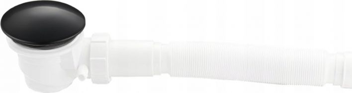 Syfon Mexen Mexen syfon do brodzika z osadnikiem, czarny - 49000-70