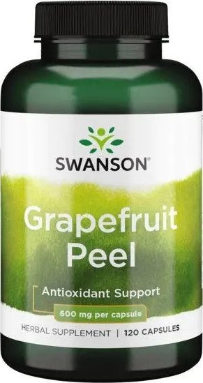 Swanson Swanson - Grapefruit Peel, 600mg, 120 kapsułek