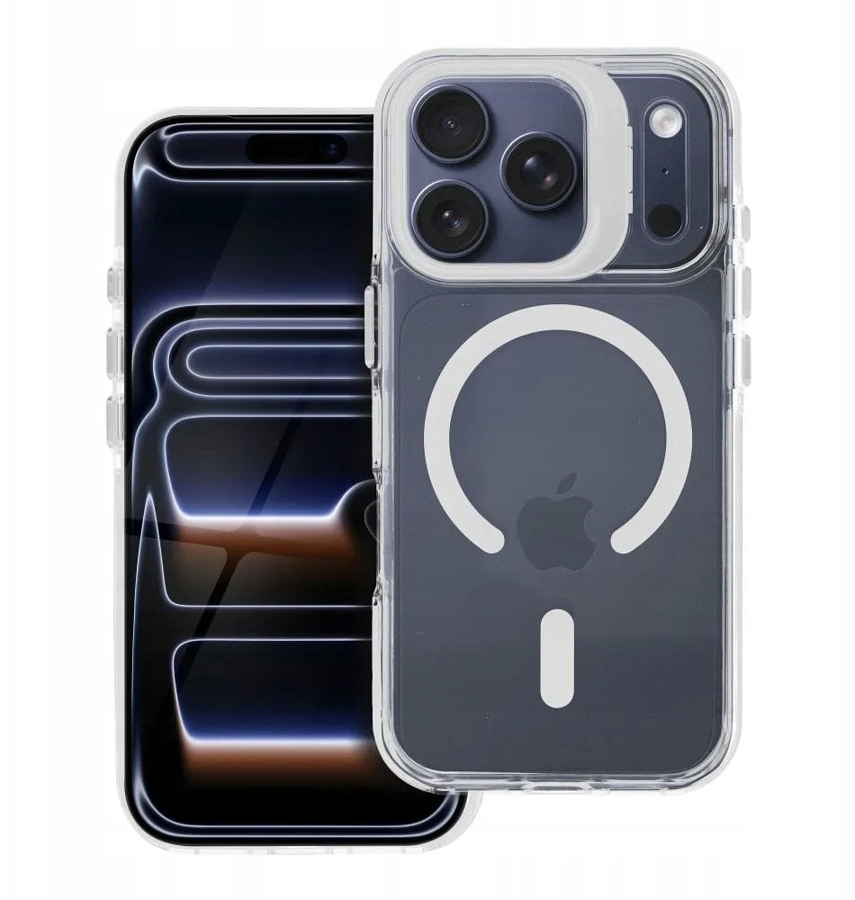 Futerał LENS MAG COVER kompatybilny z MagSafe do IPHONE 11 biały