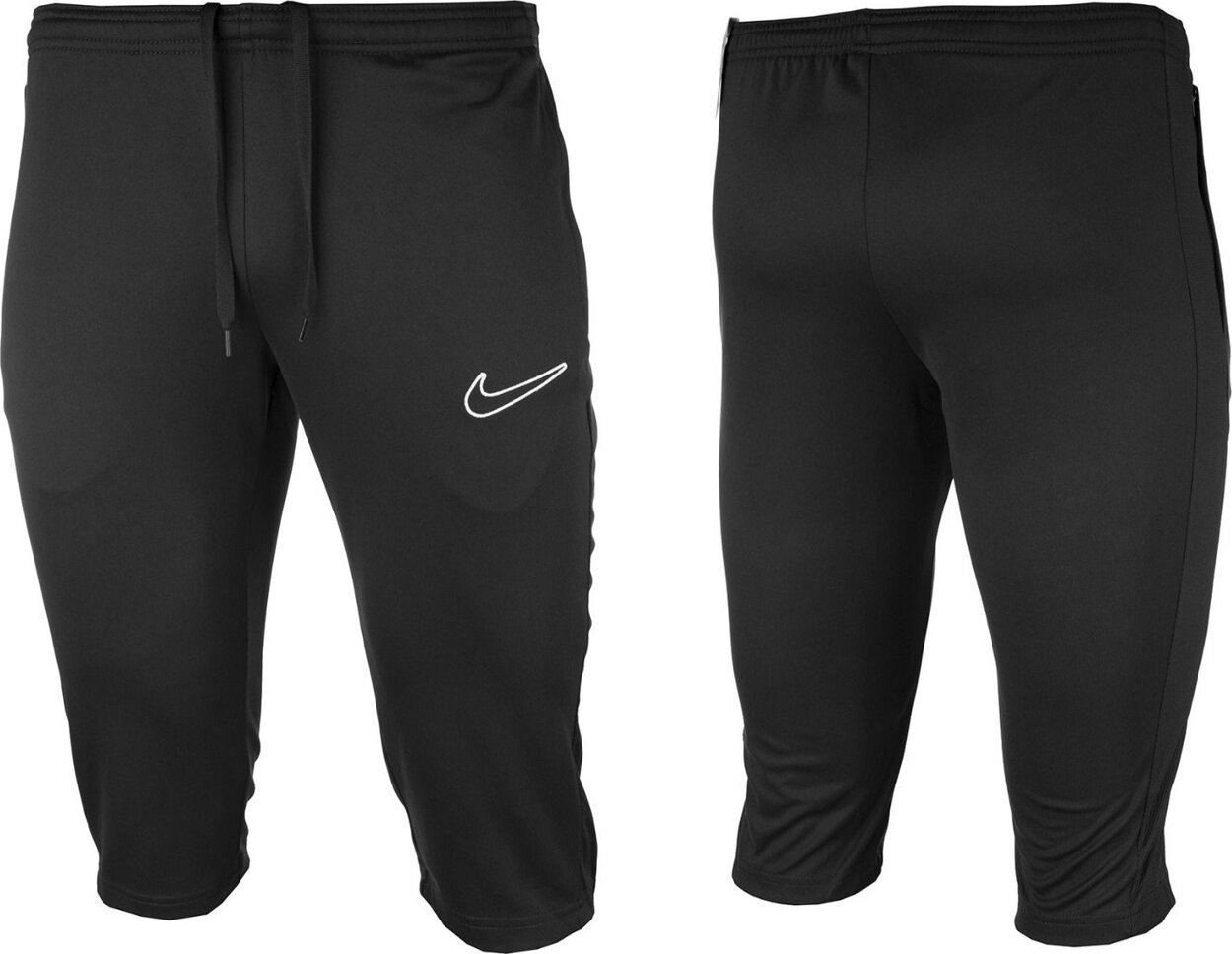 Nike Spodnie męskie Nike NK Df Academy 23 3/4 czarne DR1365 010 L
