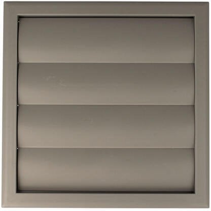 Wylot ścienny żaluzjowy 187x187mm fi 125mm szary MW120AZKGR