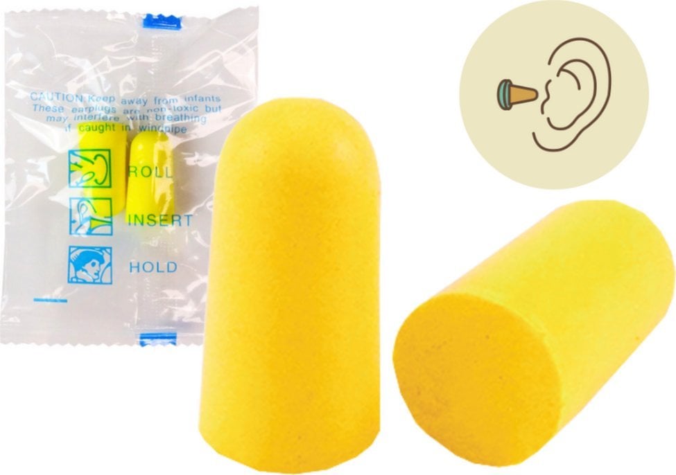 LeanToys Zatyczki Wygłuszające Stopery Do Uszu 24,5mm 13mm